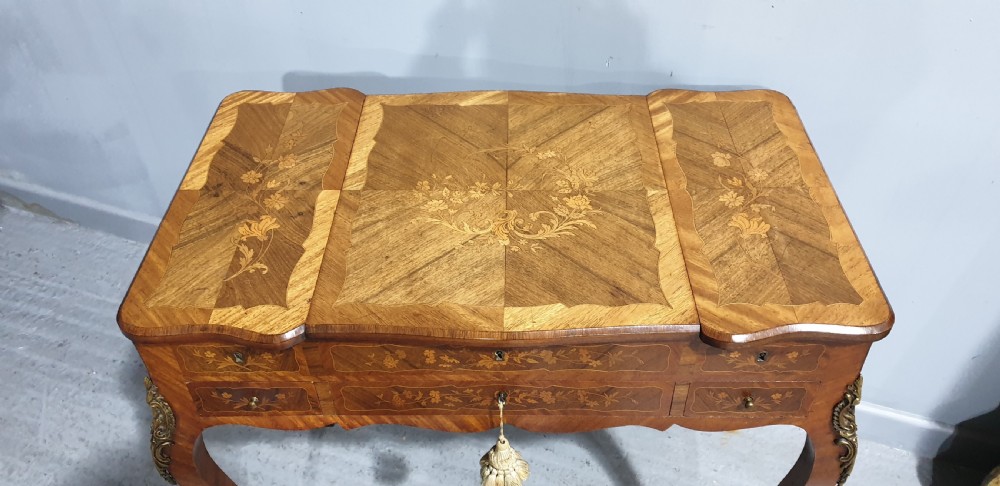 French Marquetry Dressing Table View V