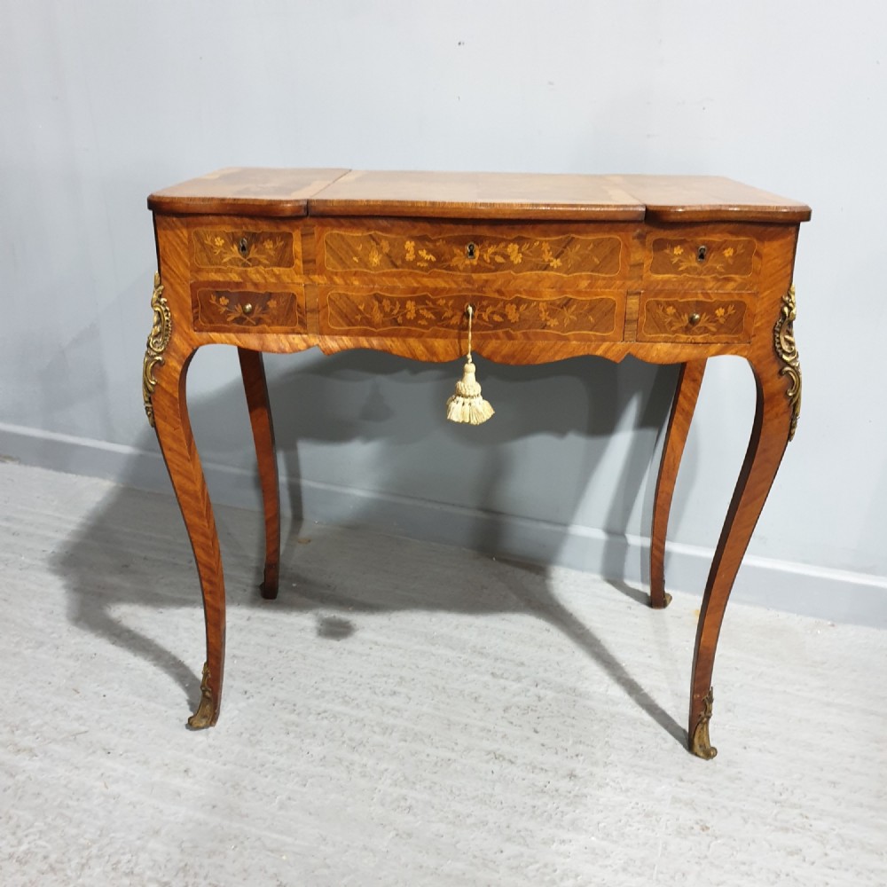 French Marquetry Dressing Table