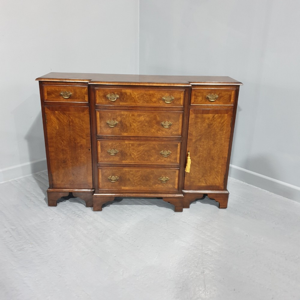 Burr Walnut Sideboard of Small Proportions