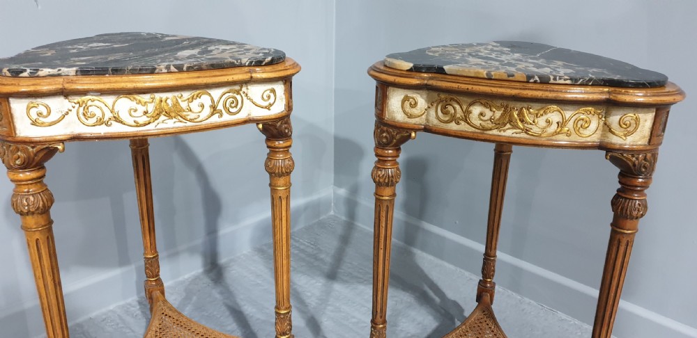 Super Pair Marble Topped Tables View II