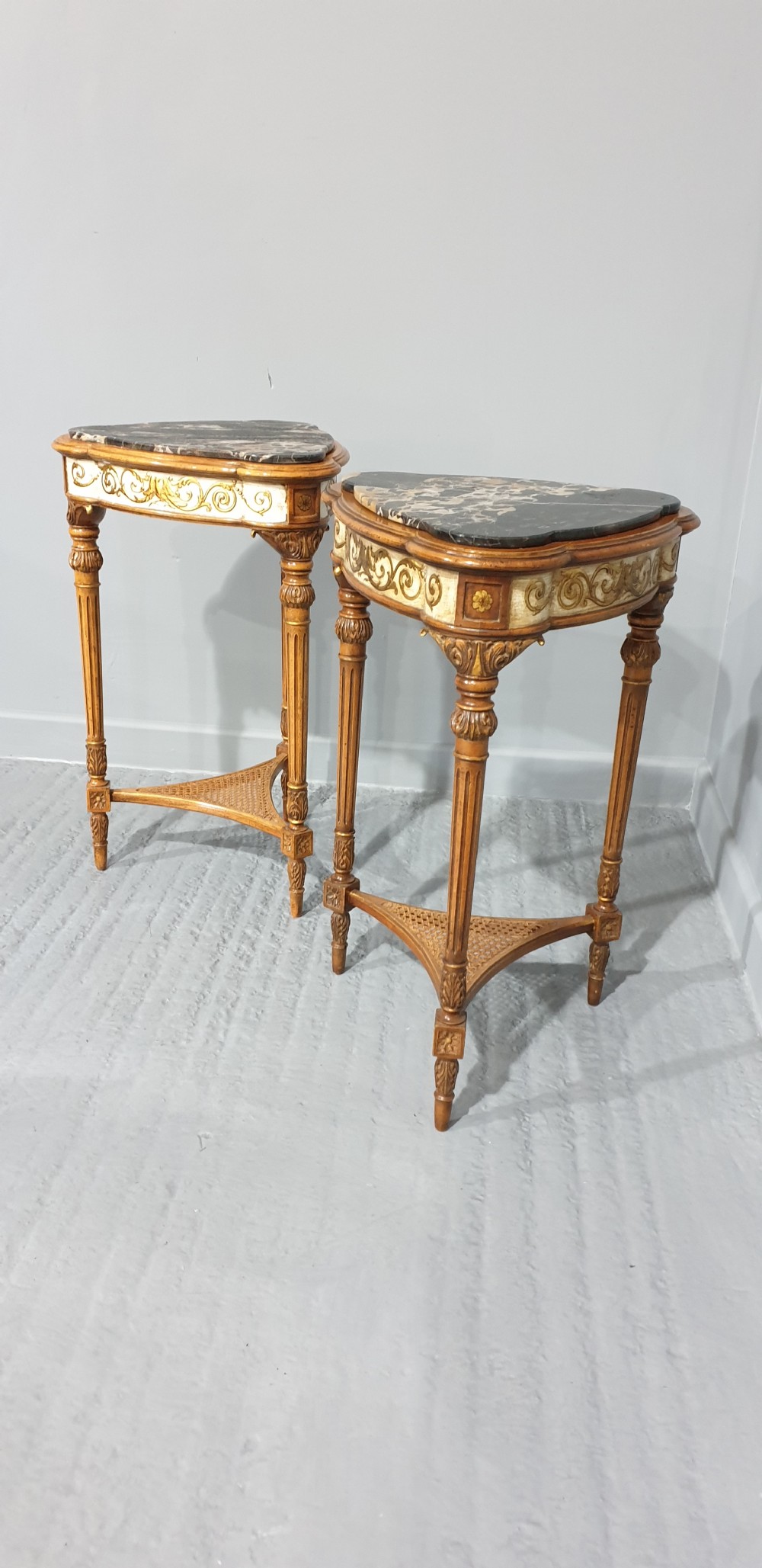 Super Pair Marble Topped Tables View VII