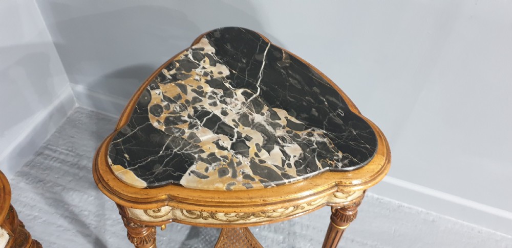Super Pair Marble Topped Tables View VIII