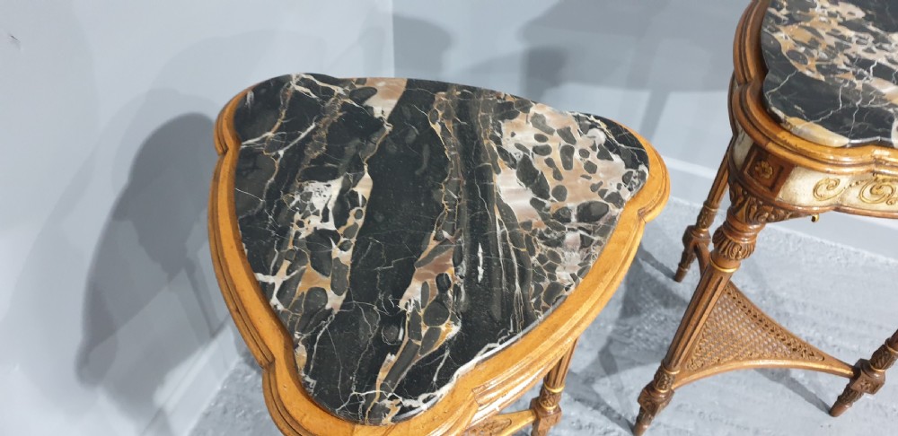 Super Pair Marble Topped Tables View IX