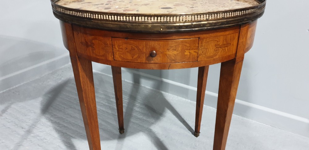 Super Pair French Inlaid Gueridon Tables View II