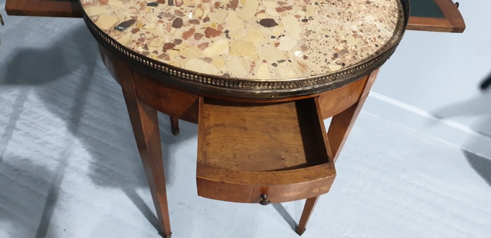 Super Pair French Inlaid Gueridon Tables View VIII