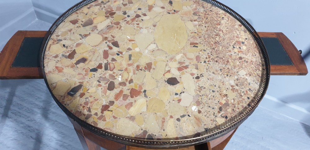 Super Pair French Inlaid Gueridon Tables View IX