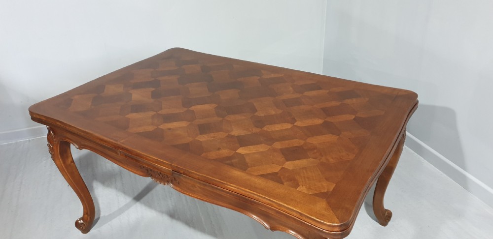Large French Extending Dining Table View VIII