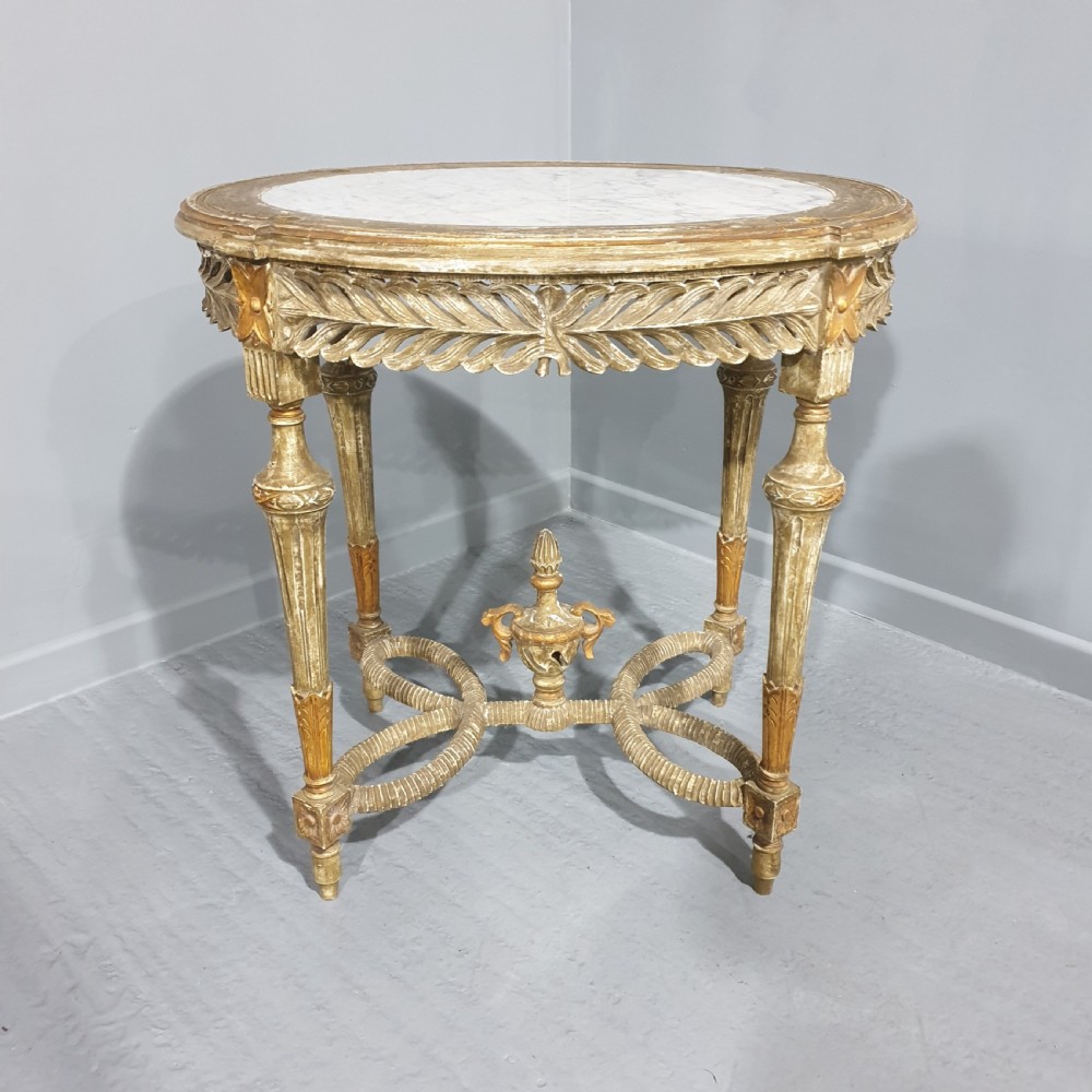 Super French Marble Side Lamp Table