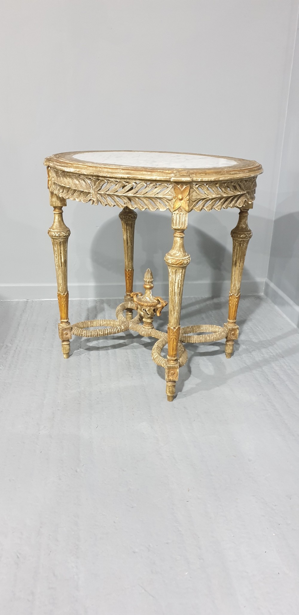 Super French Marble Side Lamp Table View VIII