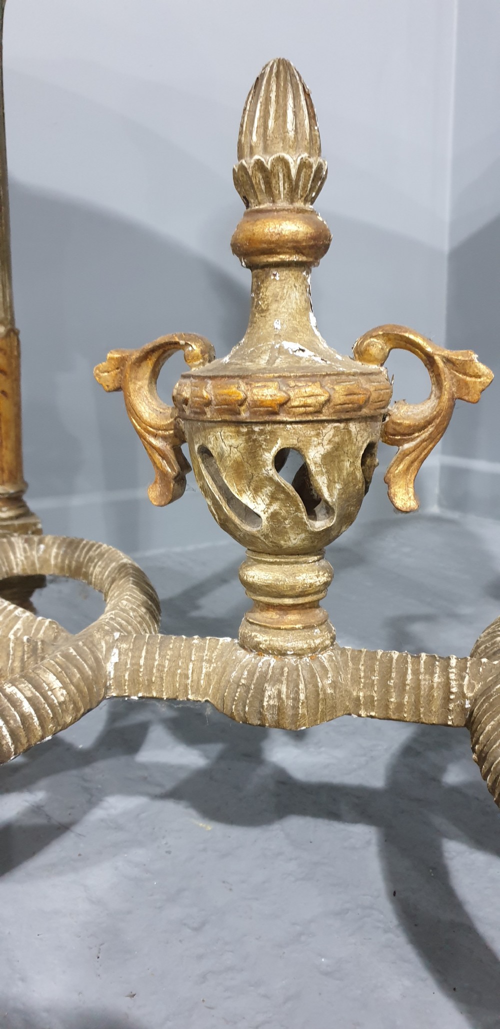 Super French Marble Side Lamp Table View XI