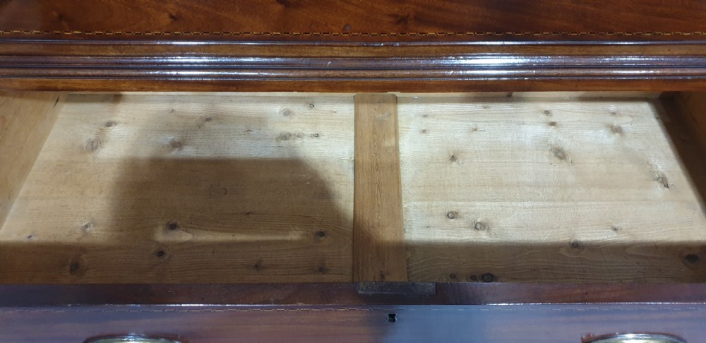 Fabulous Georgian Mahogany Tall Boy Linen Press View VIII