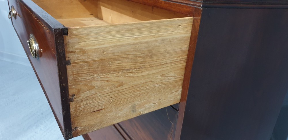 Fabulous Georgian Mahogany Tall Boy Linen Press View IX