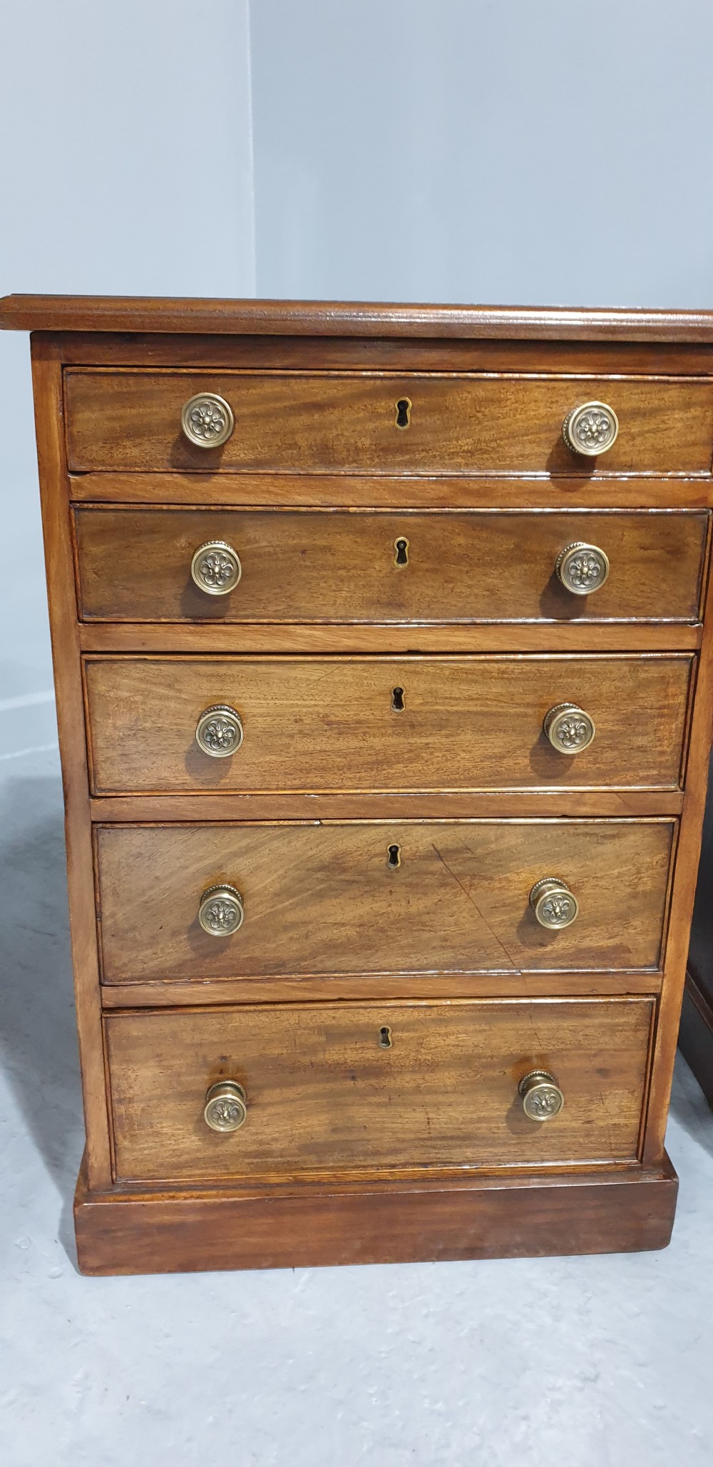 Superb Pair Victorian Bedside Lamp Chests of Drawers View X