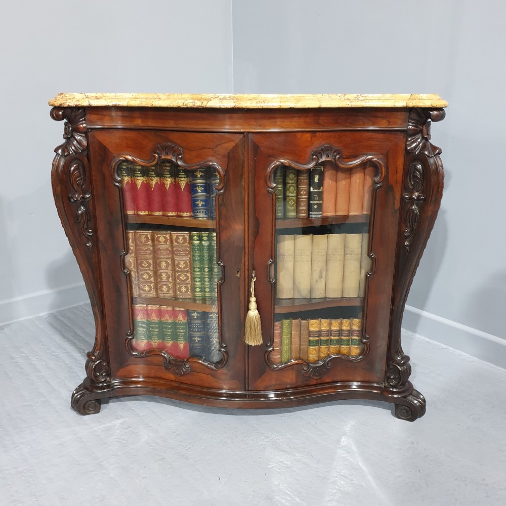 Outstanding Regency Dwarf Bookcase View II