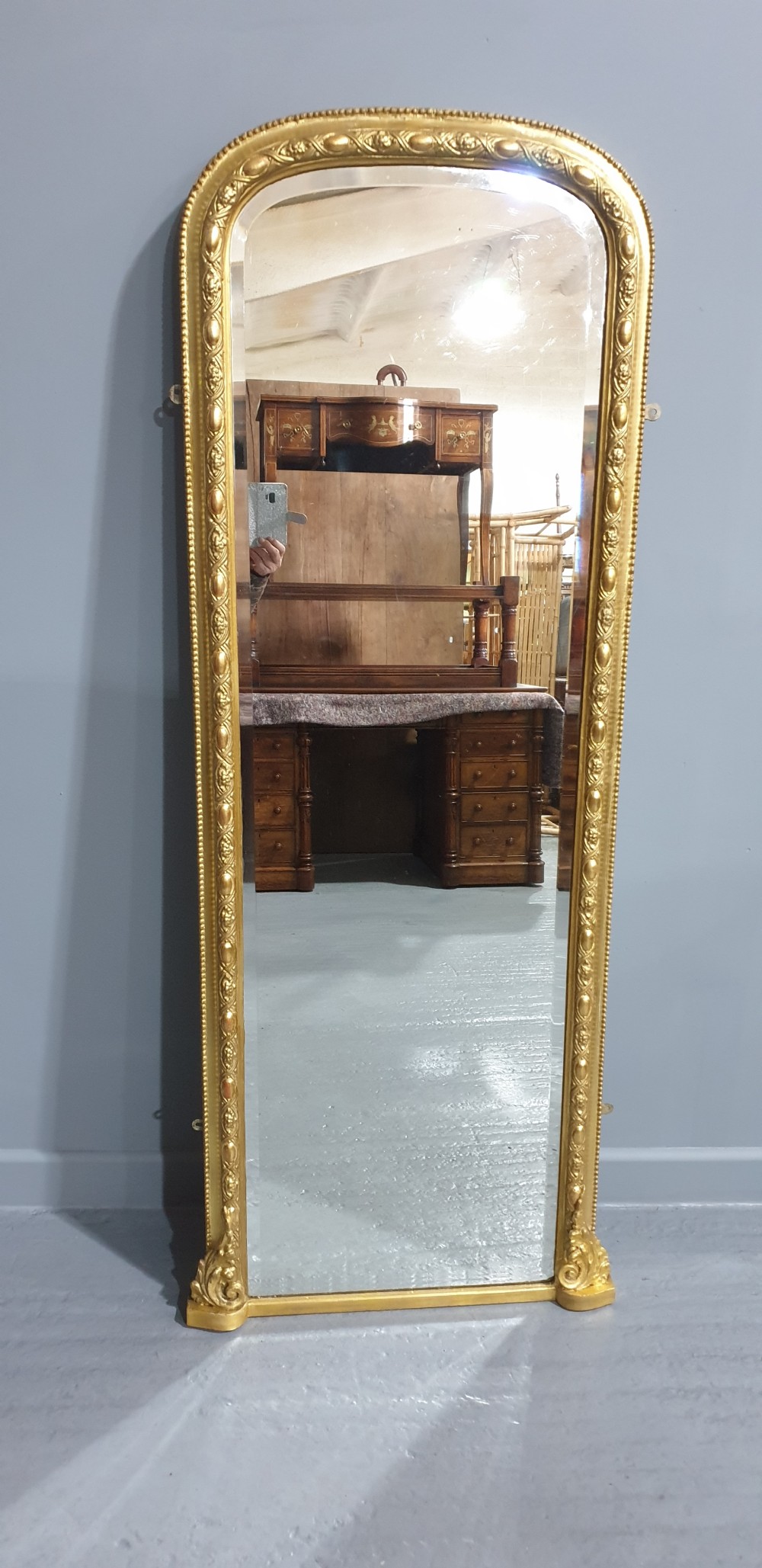 English Gilt Pier Mirror View III