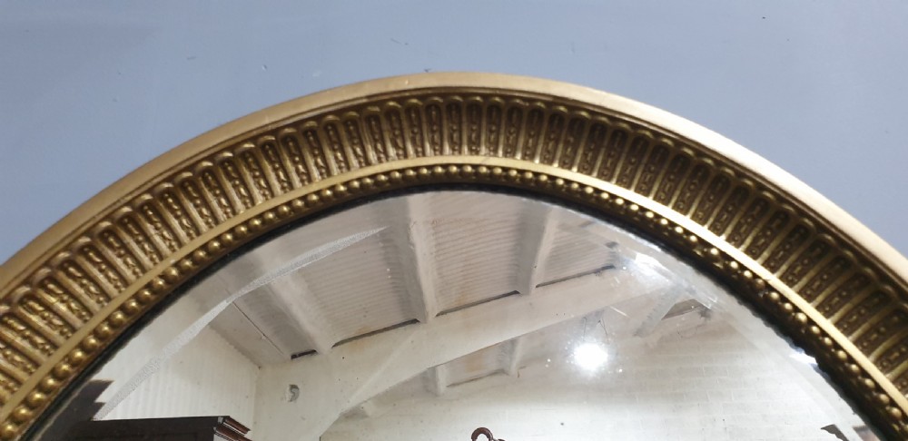 Large Oval Gilt Mirror View IV