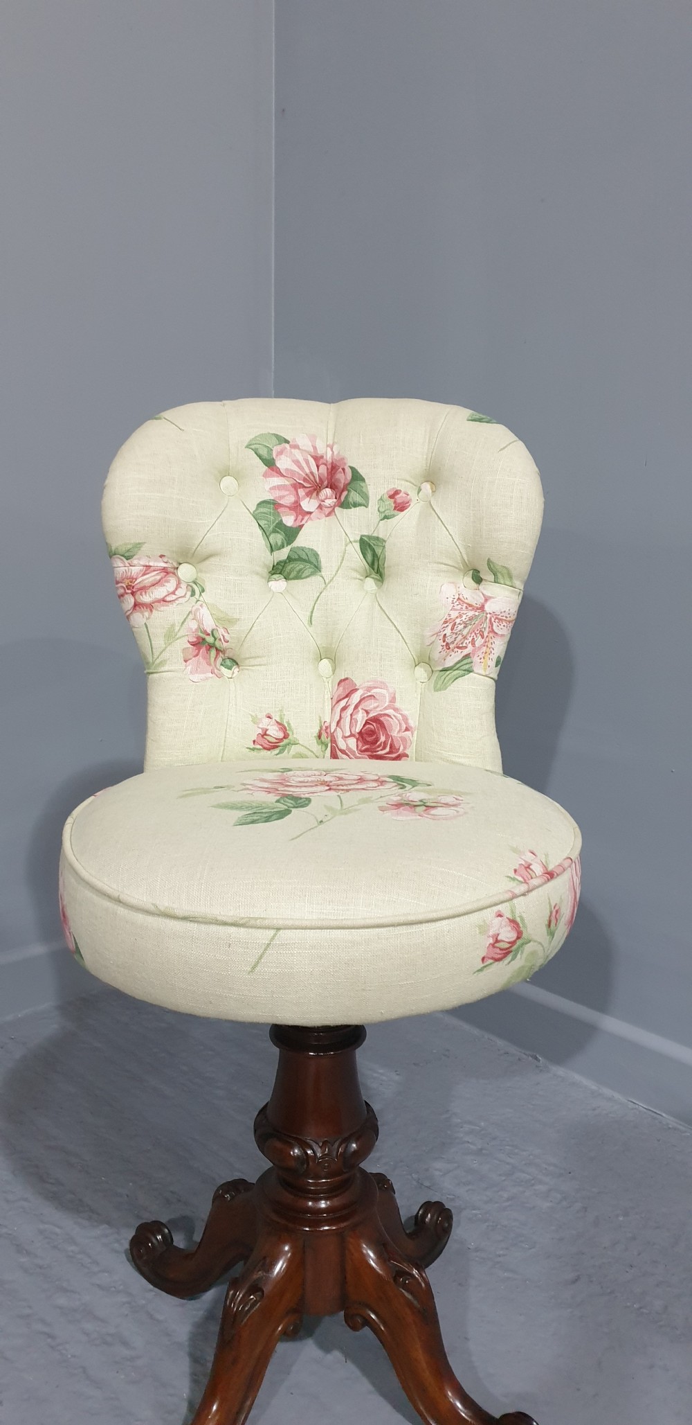 Lovely Ladies Walnut Chair View V
