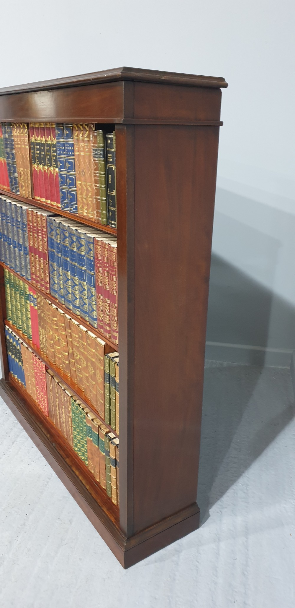 Mahogany Open Adjustable Library Bookcase View VII