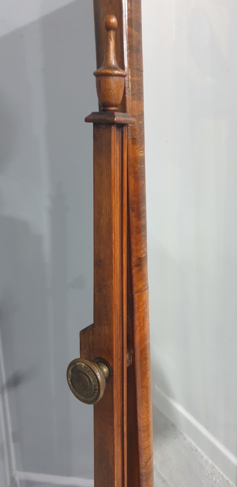 Walnut Cheval Mirror View VI