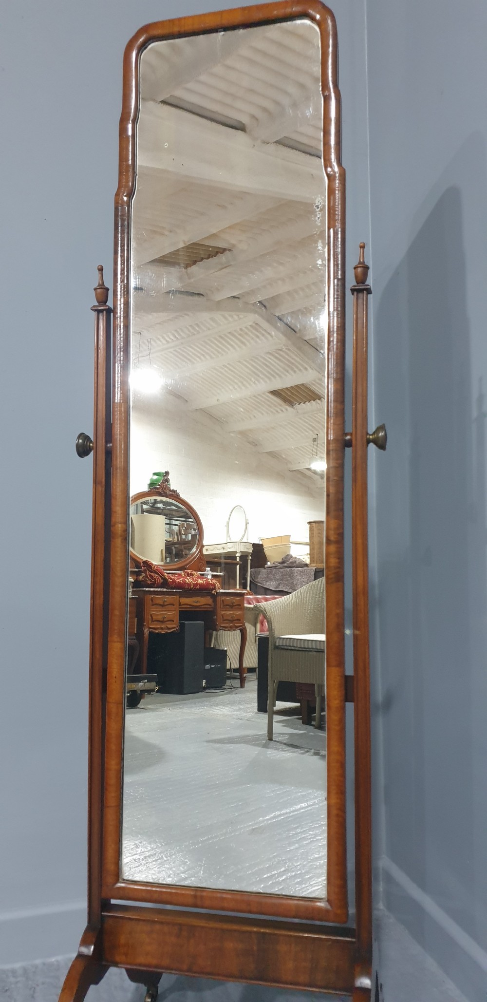 Walnut Cheval Mirror View X