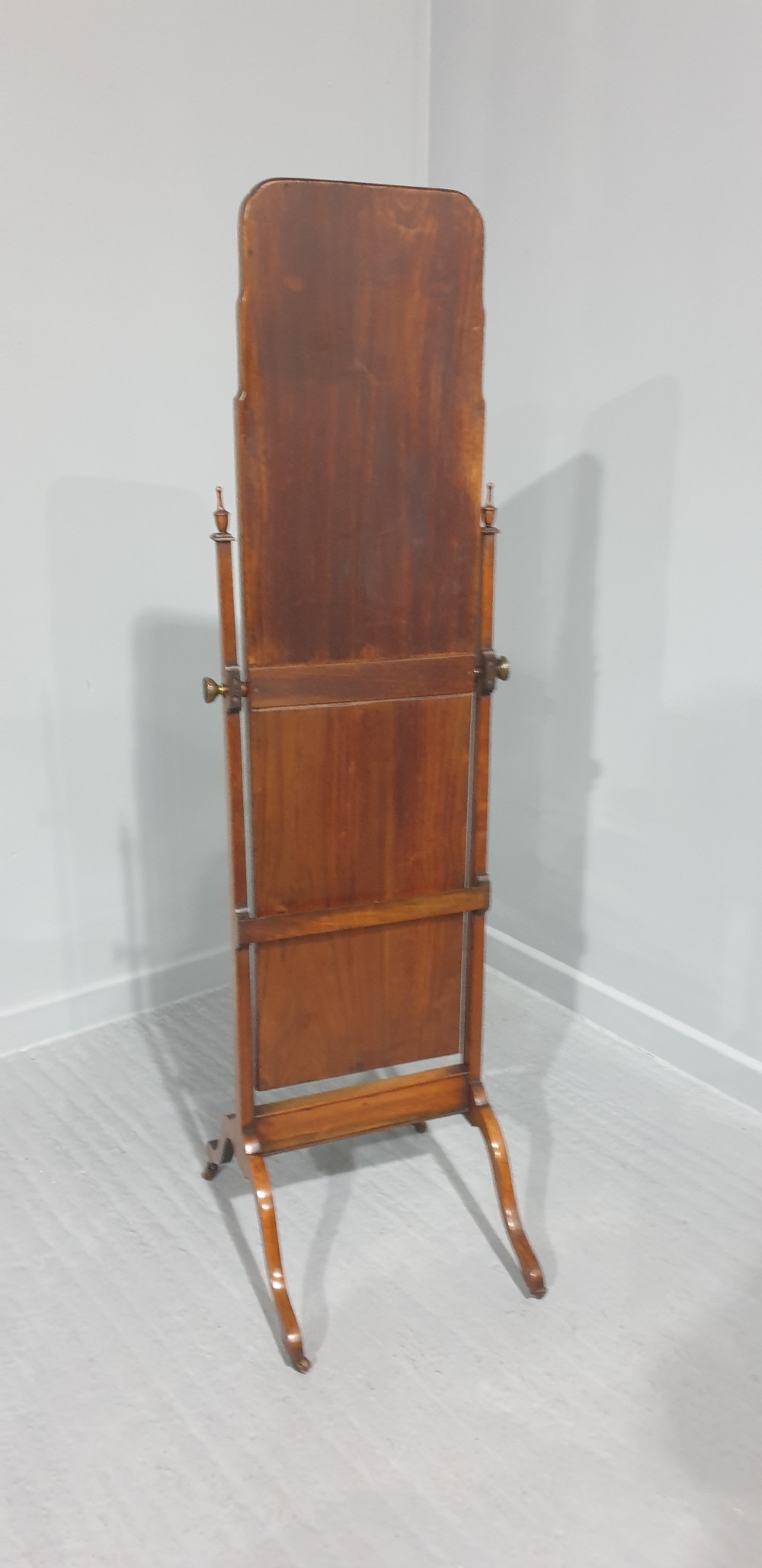Walnut Cheval Mirror View XI