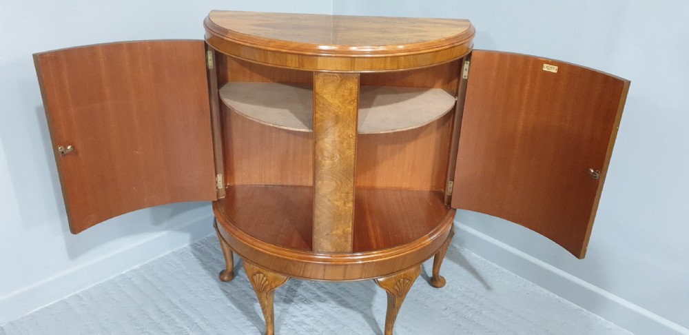 Burr Walnut Demi Loon Cabinet View VII