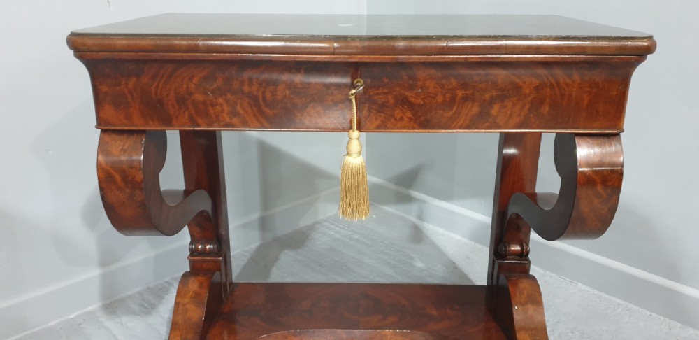 French Mahogany Console Desk View IV