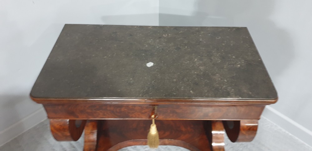 French Mahogany Console Desk View V