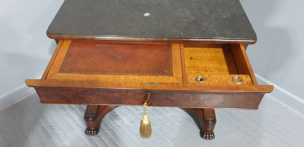 French Mahogany Console Desk View VI