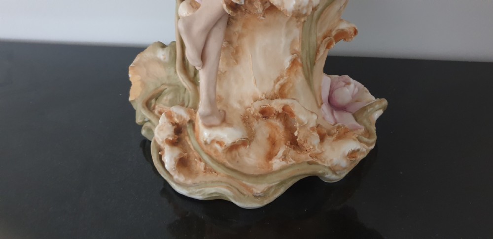 Large Royal Dux Art Noveau Shell View VII