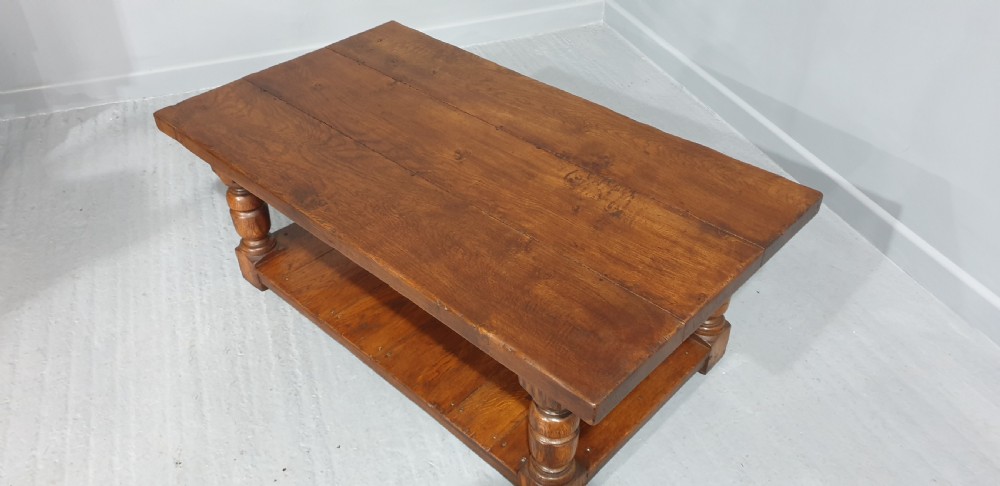 Elm Plank Coffee Table View V