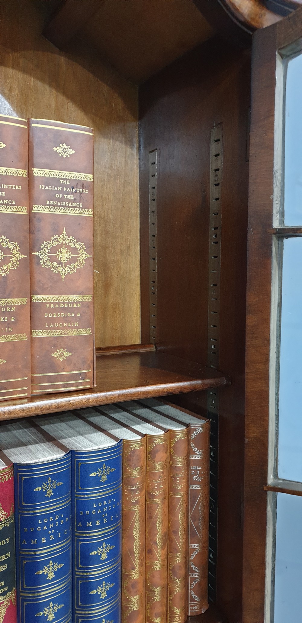 Super Burr Walnut Bookcase of Small Proportions View XII