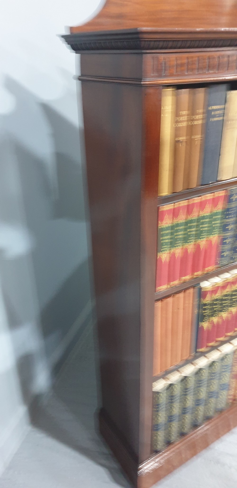 Top Quality Mahogany Open Adjustable Library Bookcase View V