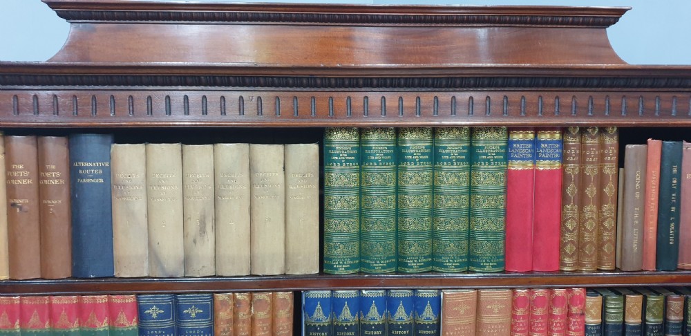 Top Quality Mahogany Open Adjustable Library Bookcase View X