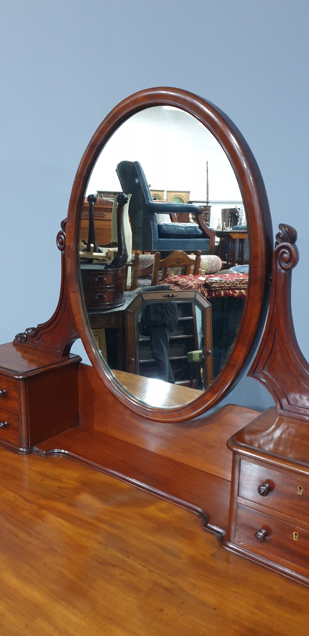Lovely Victorian Mahogany Dressing Table View VI