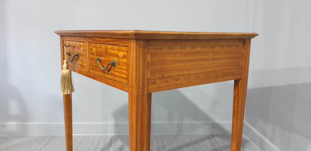 Super Satinwood Side Table View VII