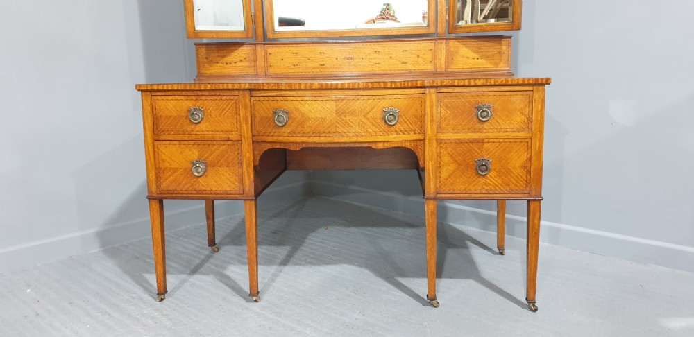 Superb Satinwood Dressing Table View IV