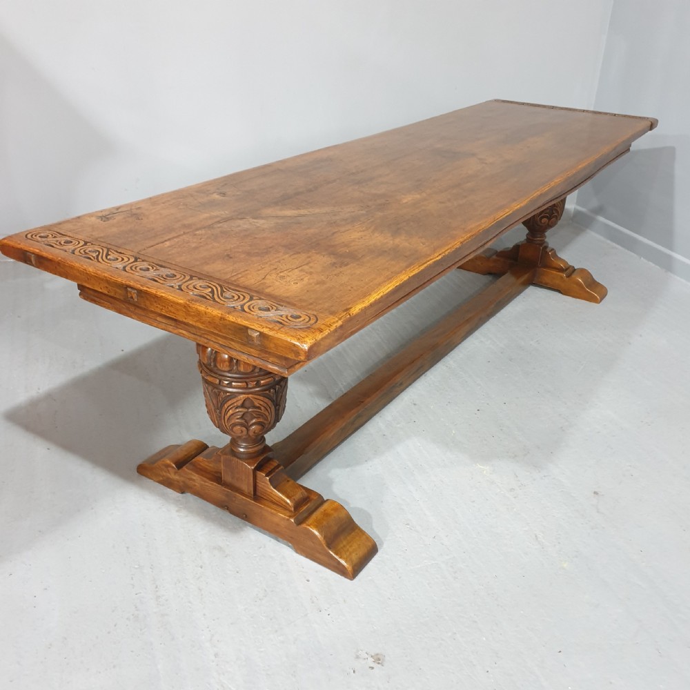 Huge Oak Refrectory Kitchen Dining Table