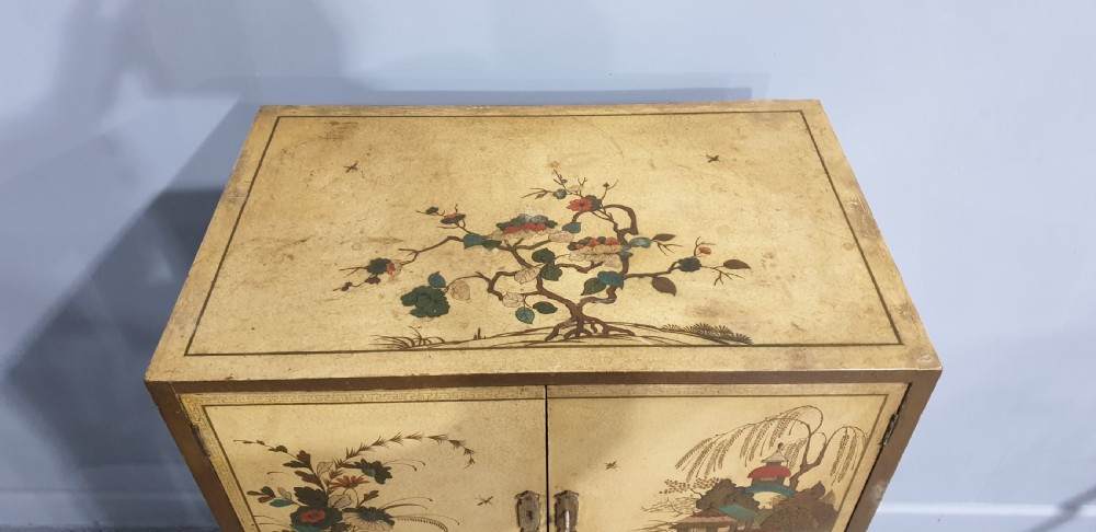 Very Nice Chinoiserie Music Cabinet View VII