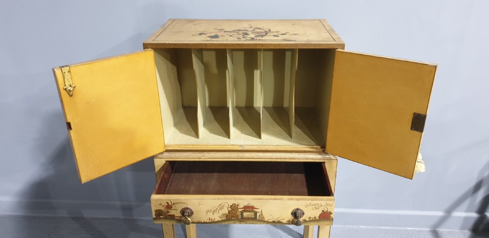 Very Nice Chinoiserie Music Cabinet View IX