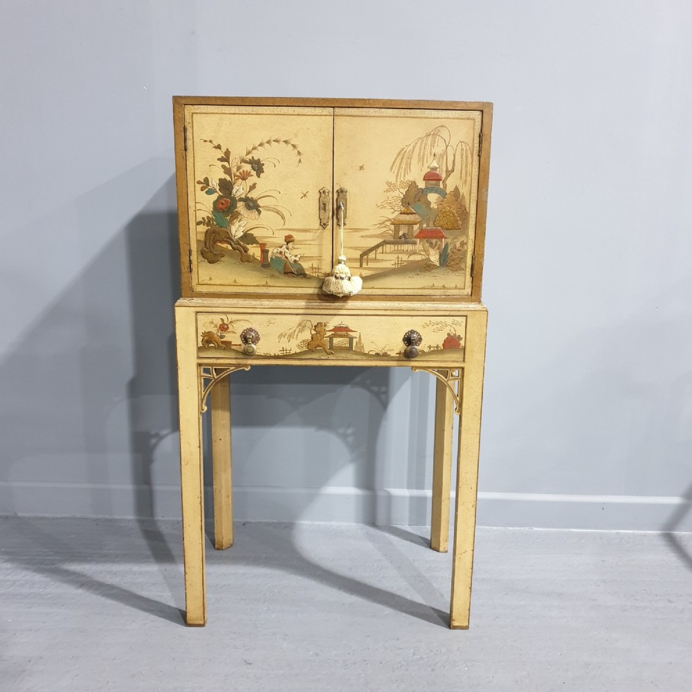 Very Nice Chinoiserie Music Cabinet