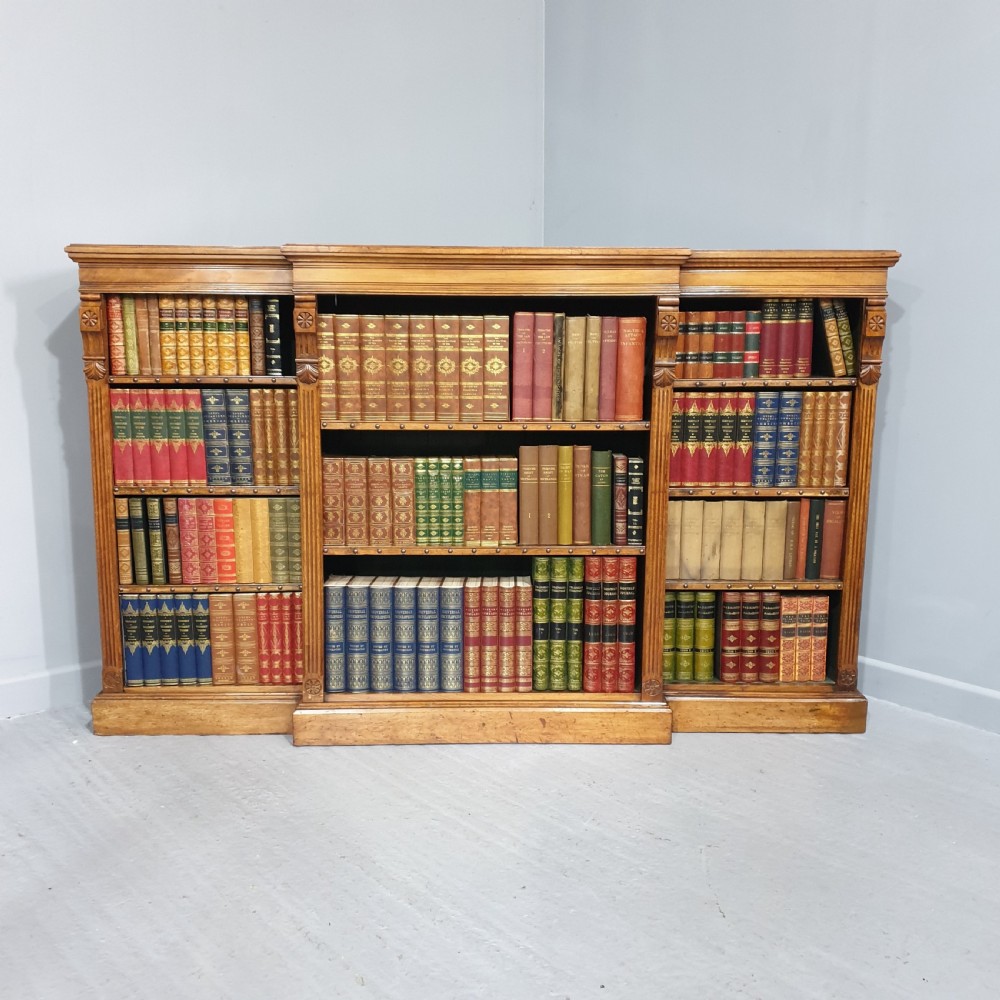 Super Adjustable Open Victorian Library Bookcase View II