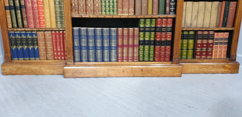 Super Adjustable Open Victorian Library Bookcase View IV