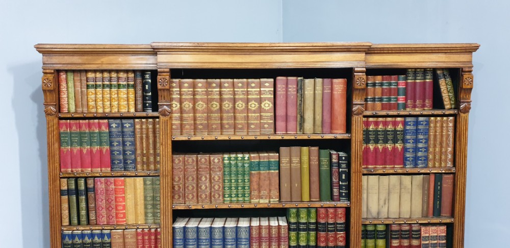Super Adjustable Open Victorian Library Bookcase View V