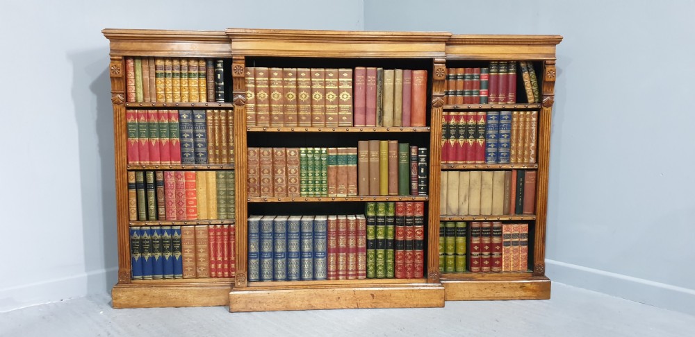 Super Adjustable Open Victorian Library Bookcase View VI
