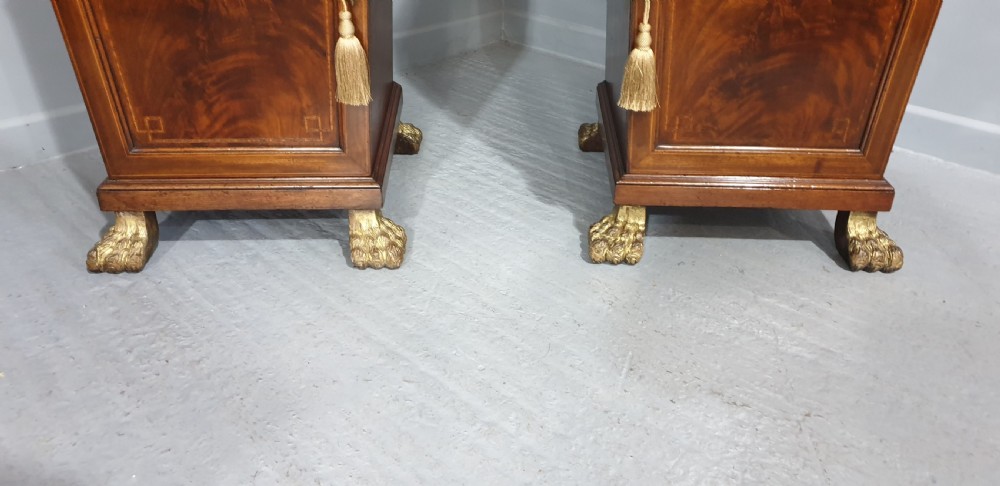 Outstanding Pair Regency Mahogany Cabinets View II