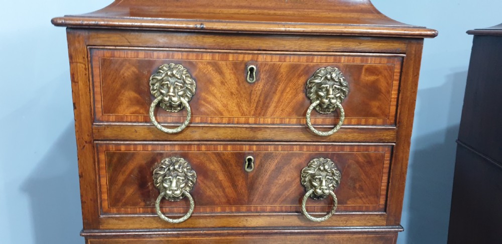 Outstanding Pair Regency Mahogany Cabinets View XII