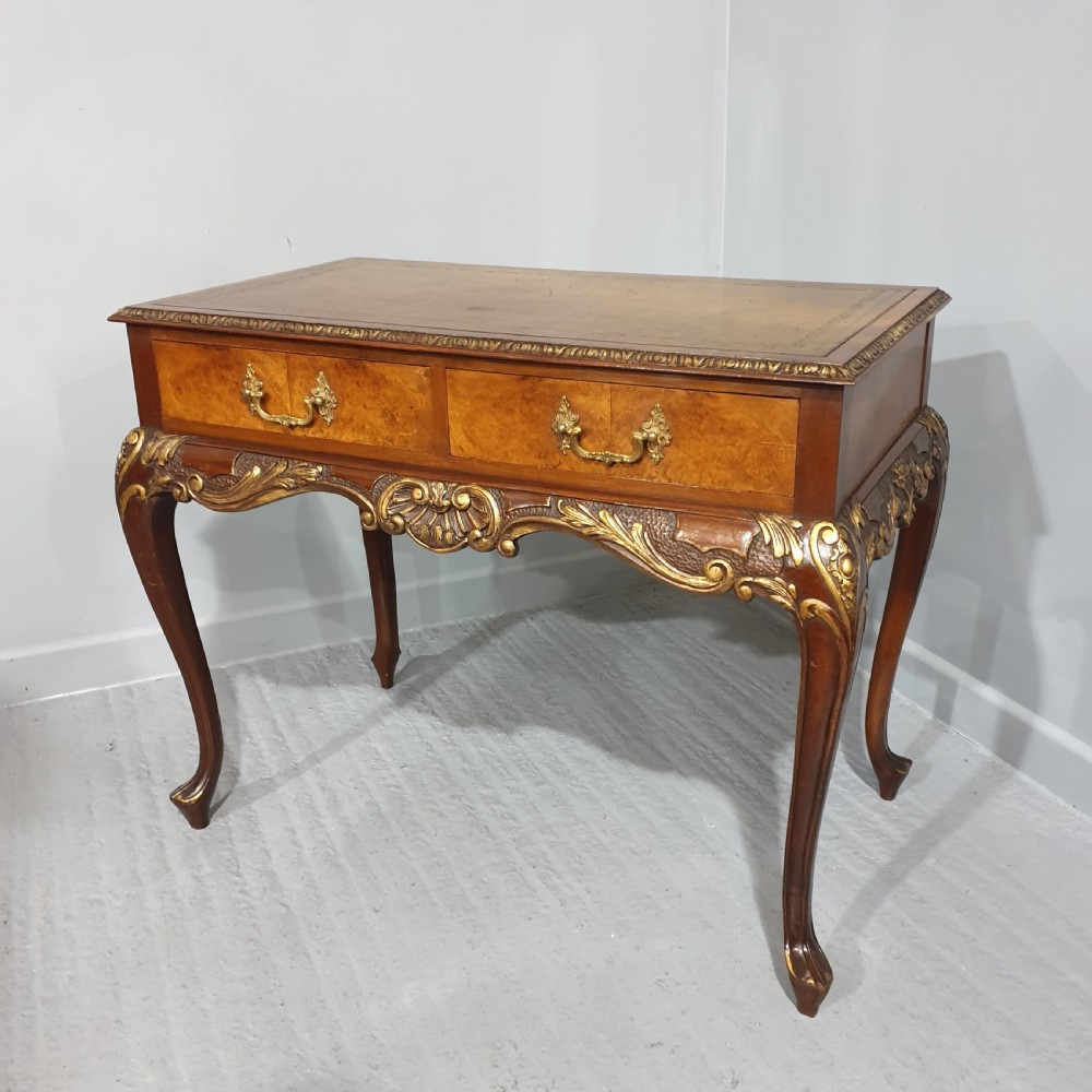 Outstanding Burr Walnut Writing Table