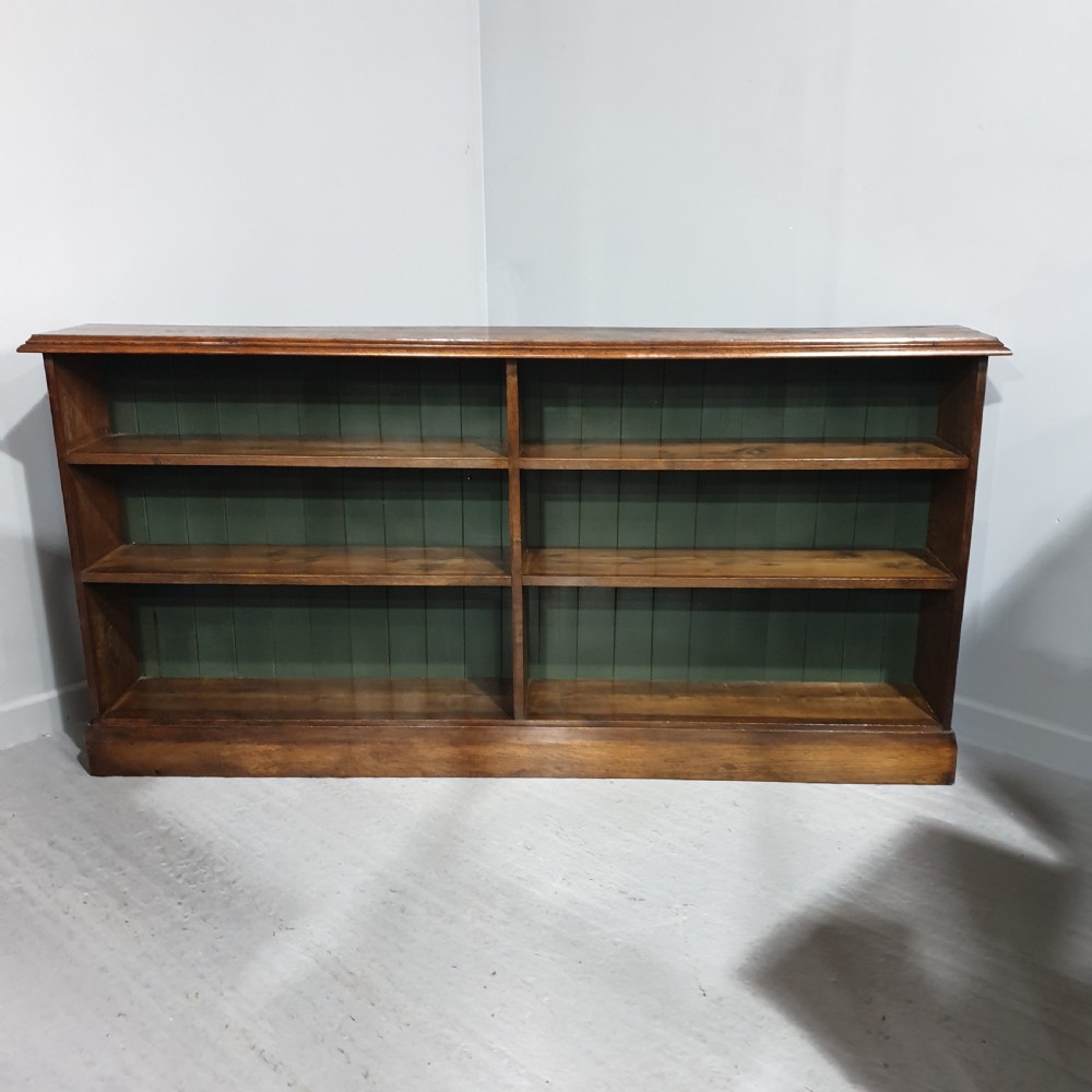 Very Good Low Oak Open Library Bookcase