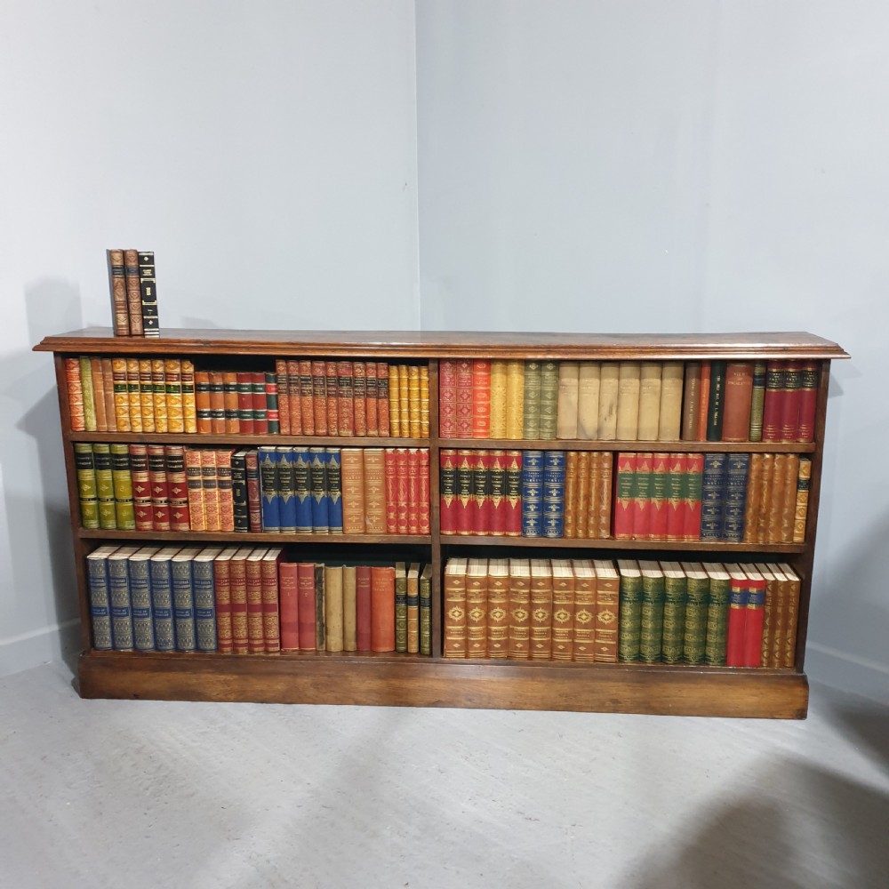 Very Good Low Oak Open Library Bookcase View III